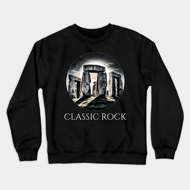 Ancient British Prehistory - Stonehenge - Classic Rock Crewneck Sweatshirt by Styr Designs